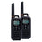 Ecoxgear Ecoxtalk 1-WATT IP54 Handheld UHF Radio 7km, Black, Twin Pack DSECXG1002