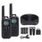 Ecoxgear Ecoxtalk 1-WATT IP54 Handheld UHF Radio 7km, Black, Twin Pack DSECXG1002