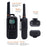 Ecoxgear Ecoxtalk 1-WATT IP54 Handheld UHF Radio 7km, Black, Twin Pack DSECXG1002