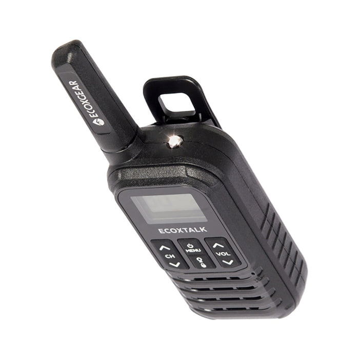 Ecoxgear Ecoxtalk 500mw Compact Handheld UHF Radio 3km Green Camo, 2’s Pack DSECXG502C