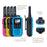 ECOXGEAR ECOXTALK EXG50 UHF CB Handheld Radios, 0.5W, 4's Pack, Black, Blue, Purple, Yellow DSECXG504