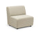 Eden Anchor Single Modular Seating - Oatmeal Coloured Fabric