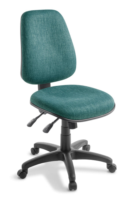 Eden Chorus 3-lever Highback Ergonomic Chair Keylargo Atlantic Fabric ED-CHR350-KEYATL