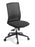 Eden Coach Synchro Highback Ergonomic Chair, Standard Black Fabric No Arms ED-COACH-BLK