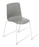 Eden Coco 4-Leg Meeting or Cafe Chair Grey / White ED-COCOLGWHT-GRY