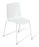 Eden Coco 4-Leg Meeting or Cafe Chair White / White ED-COCOLGWHT-WHT