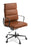 Eden Eames Replica Soft Pad, High Back, Black Frame Meeting Chair - Tan Leather ED-EAMESCSPHBBF-TANLEA