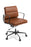 Eden Eames Replica Soft Pad, Mid Back, Black Frame Meeting Chair - Tan Leather ED-EAMESCSPMBBF-TANLEA