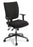 Eden Edge 3-lever Midback Ergonomic Office Chair With Arms / Quantum Black fabric ED-EDGE3MBWA-QUABLK