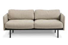 Eden Leo 2-Seater Sofa - Natural Oatmeal Colour Fabric ED-LEO2SEAT-OATMEAL
