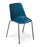 Eden Max 4-Leg Meeting or Cafe Chair Classic Blue / Black ED-MXLGBLK-BLU