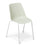 Eden Max 4-Leg Meeting or Cafe Chair Pumice / White ED-MXLGWHT-PUM