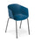 Eden Max Tub 4-Leg Meeting or Cafe Chair Classic Blue / Black ED-MXTBLGBLK-BLU