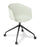 Eden Max Tub 4-Star Swivel Meeting or Cafe Chair Pumice / Black ED-MXTBSTRBLK-PUM
