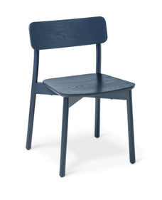 Eden Orlo Timber Chair, Stackable, Navy Ash ED-ORLOCHAIR-NAVY