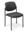 Eden Pause Visitor Chair, Stackable, Black Frame Fabric ED-PAUSE-BLK