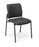 Eden Polo Black Frame Visitor and Meeting Chair None / Keylargo Ebony Fabric ED-POLOBLK-KEYEBO