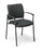 Eden Polo Black Frame Visitor and Meeting Chair With Arms / Keylargo Ebony Fabric ED-POLOBLKWA-KEYEBO
