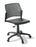 Eden Punch 5-Star Swivel Community Chair Black / Black ED-PNCHSWL-BLK