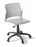 Eden Punch 5-Star Swivel Community Chair Smoke / Black ED-PNCHSWL-SMK