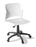 Eden Punch 5-Star Swivel Community Chair White / Black ED-PNCHSWL-WHT