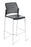 Eden Punch Bar Stool Community Chair Black / Chrome ED-PNCHBRCHR-BLK