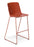 Eden Scout Sled Barstool Polyproylene Rust Frame ED-SCOUTBAR-RST