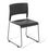 Eden Slim Community Chair Black / Black ED-SLIM-BLK