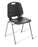 Eden Spark 4-Leg  Educational Chair Black Shell ED-SPARKLEG-BLK