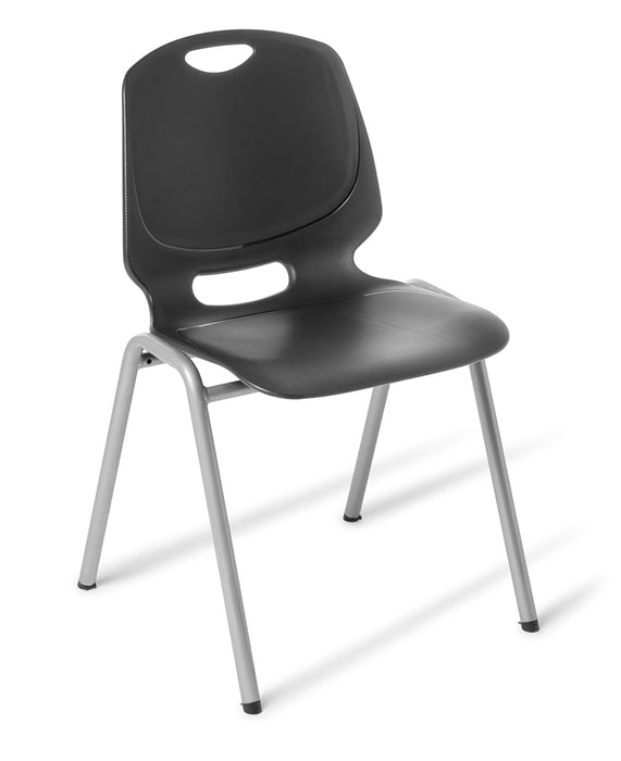 Eden Spark 4-Leg  Educational Chair Black Shell ED-SPARKLEG-BLK
