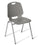 Eden Spark 4-Leg  Educational Chair Grey Shell ED-SPARKLEG-GRY