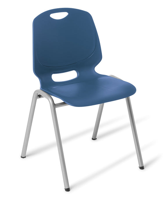 Eden Spark 4-Leg  Educational Chair Navy Shell ED-SPARKLEG-NAV