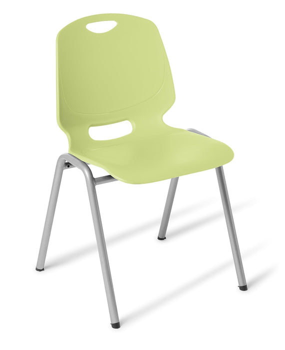 Eden Spark 4-Leg  Educational Chair Pistachio Shell ED-SPARKLEG-PIST