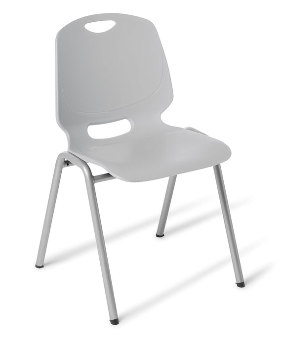 Eden Spark 4-Leg  Educational Chair Smoke Shell ED-SPARKLEG-SMK
