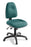 Eden Spectrum 3-lever Highback Ergonomic Office Chair with Long and Wide Seat Keylargo Atlantic Fabric ED-S3LW-KEYATL