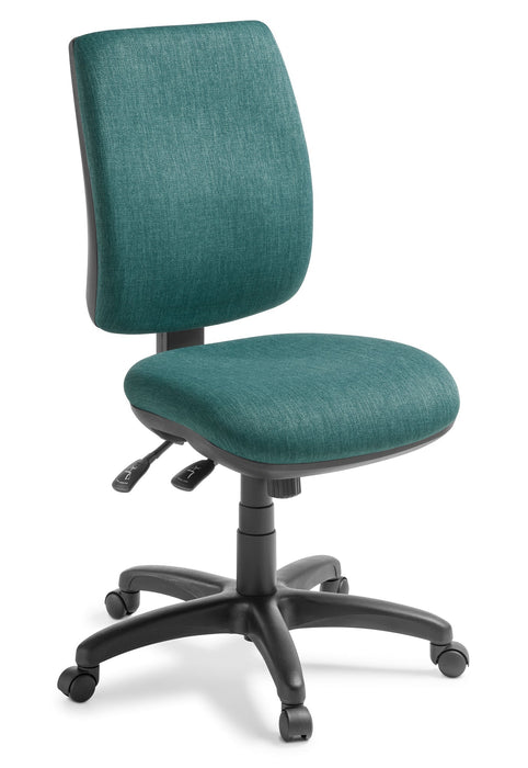 Eden Sport 3-lever Highback Ergonomic Office Chair Keylargo Atlantic Fabric ED-SPRT350-KEYATL