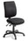 Eden Sport 3-lever Highback Ergonomic Office Chair Keylargo Ebony Fabric ED-SPRT350-KEYEBO