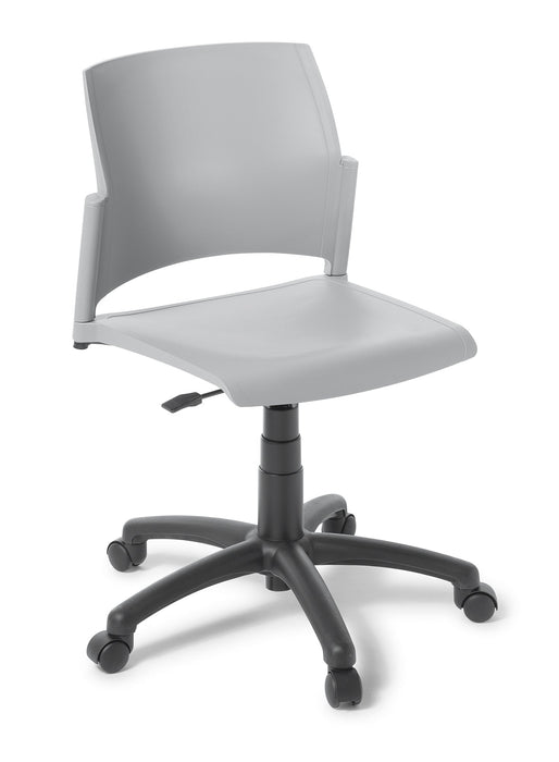 Eden Spring Swivel Community Chair Smoke Shell ED-SPRSWL-SMK