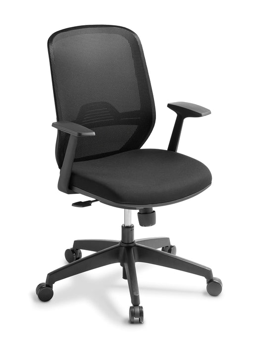 Eden Sprint Mesh Back Task Chair with Arms ED-SPRINTBLKARMS