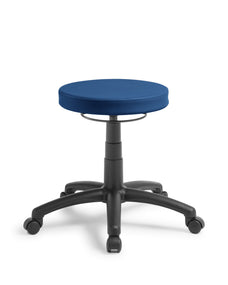 Eden Stitch Stool, Height Adjustable, Charisma Ocean Vinyl ED-STITCH-CHAOCN