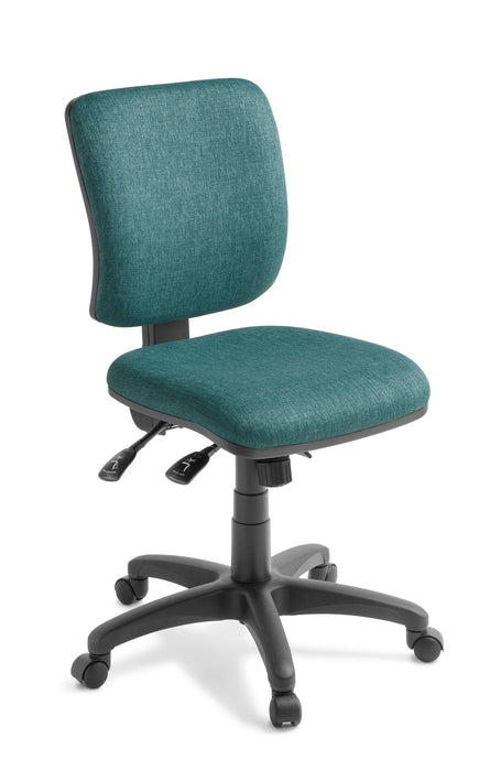 Eden Swatch 3-lever Midback Ergonomic Chair Keylargo Atlantic Fabric ED-SWTH340-KEYATL