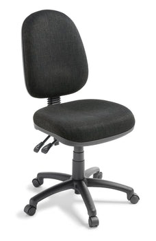 Eden Tag 3-lever High back Ergonomic Office Chair Keylargo Ebony Fabric ED-TAG350-KEYEBO
