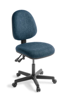 Eden Tag 3-lever Midback Ergonomic Office Chair, Keylargo Navy Fabric ED-TAG340-KEYNAV