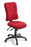 Eden Tempo 3-Lever Highback Ergonomic Chair Bond Garnet Fabric ED-TEM3HB-BONDGAR