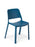 Eden Zero Café Indoor & Outdoor Chair, Stacking, Blue ED-ZEROCHAIR-BLUE