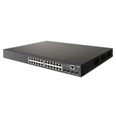 EDGECORE 24 Port Gigabit PoE+ Managed L2+/L3 Lite Switch. 4x GE SFP Ports. 1x RJ45 Console port. Power Budget: 190W. Comprehensive Security, Advanced PROMO Win 1 of 9 $100 Prezzy Cards CDECS4100-28P