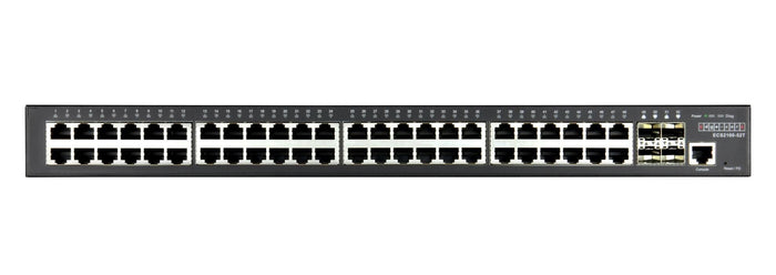 EDGECORE 48 Port Gigabit Web-Smart Pro Switch. 4 SFP & 48 RJ-45 Ports. 1x RJ45 Console port. Fanless design. External Power. PROMO Win 1 of 9 $100 Prezzy Cards CDECS2100-52T