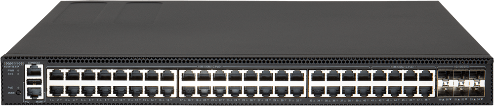 EDGECORE 48 Port Managed L2+/L3 Lite PoE Gigabit Ethernet Switch with ...