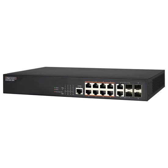 EDGECORE 8 Port Gigabit PoE Managed Switch. Power Budget: 180W. 2 combo and 2 FE/1G uplink SFP. 1x RJ45 Console port. Comprehensive QoS,Enhanced Security with Port PROMO Win 1 of 9 $100 Prezzy Cards CDECS4100-12PH