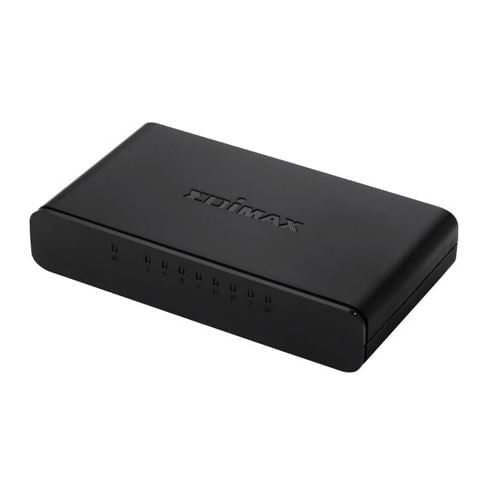 EDIMAX 8 Port 10/100 Fast Ethernet Desktop Switch. Perfect solution for Home and small business. Full Duplex. Auto Energy Saving Functions. Plug and Play. CDSW3308P